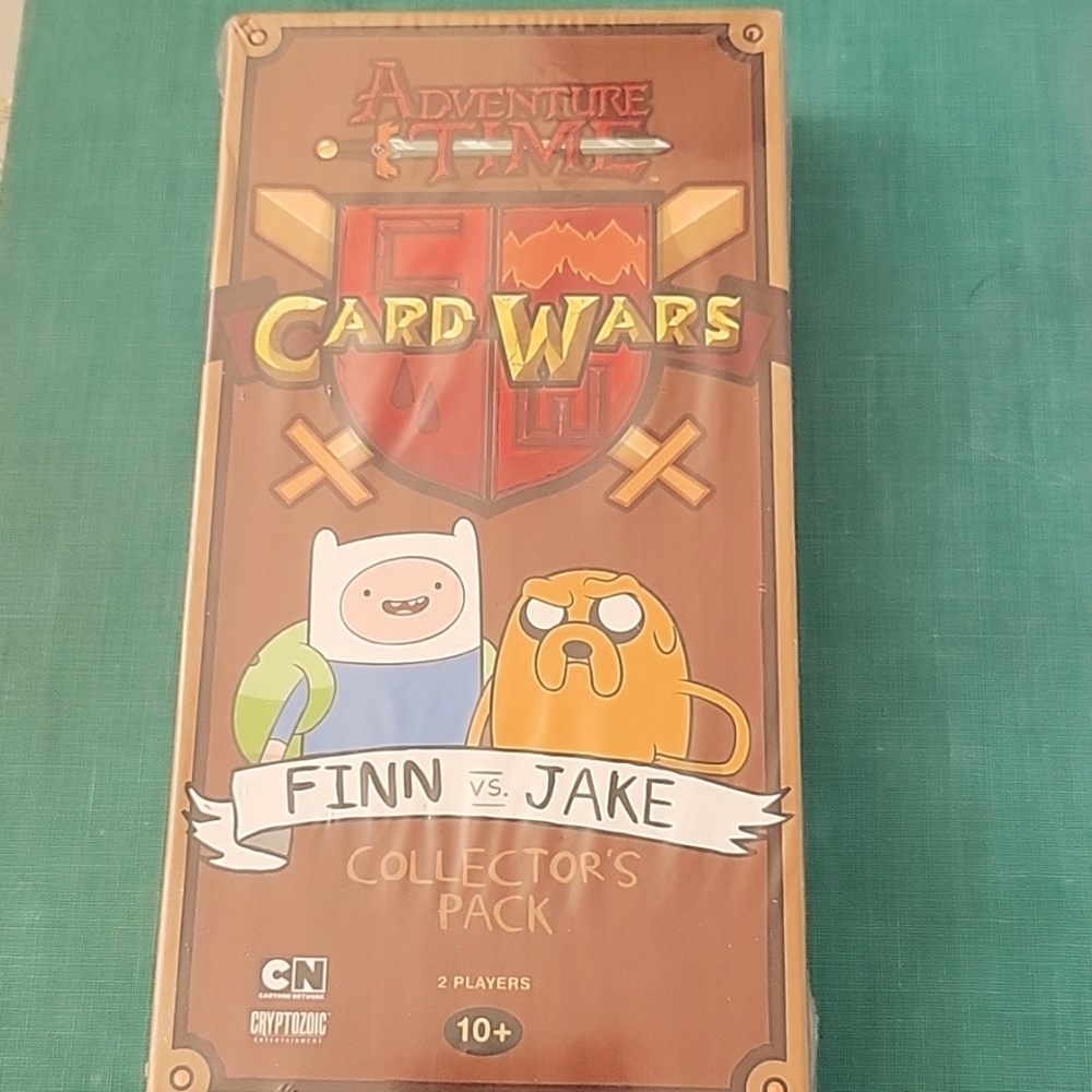 NEW Cartoon Network Adventure Time Card Wars: Finn vs Jake Collector's Pac Rare